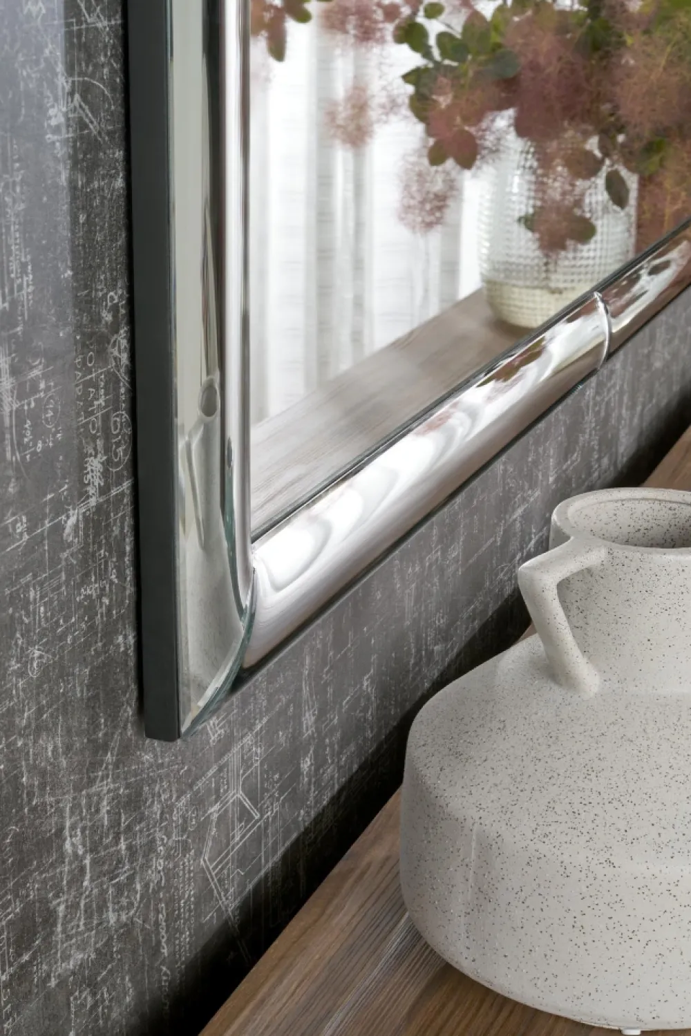 Halmar Lustra*ABISSO lustro ścienne, srebrny (1p=1szt)1 sztuka