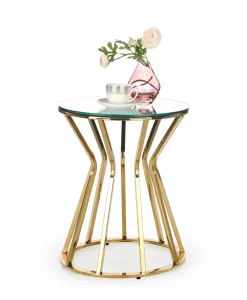 Halmar Ławy I Stoliki Do Salonu|Stoliki Kawowe I Ławy*AFINA S ława, lustro / złoty (1p=1szt)1 sztuka