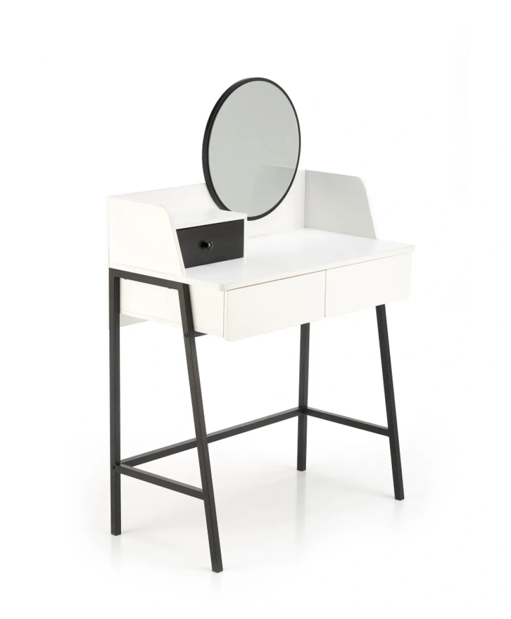 Halmar Biurka*AGNES konsolka biały / czarny (1p=1szt)1 sztuka