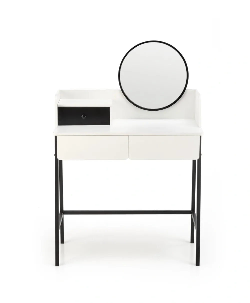 Halmar Biurka*AGNES konsolka biały / czarny (1p=1szt)1 sztuka