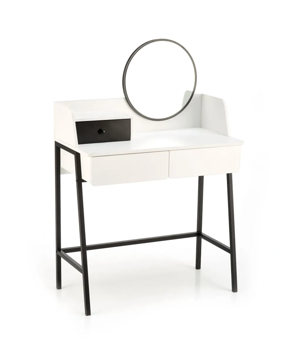 Halmar Biurka*AGNES konsolka biały / czarny (1p=1szt)1 sztuka