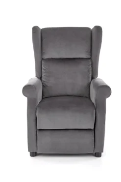 Halmar Fotele Do Biura|Fotele Do Sypialni*AGUSTIN 2 fotel wypoczynkowy popielaty (2p=1szt)1 sztuka