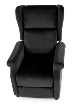 Halmar Fotele Do Biura|Fotele Do Sypialni*AGUSTIN 2 fotel wypoczynkowy czarny (2p=1szt)1 sztuka
