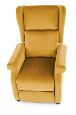 Halmar Fotele Do Biura|Fotele Do Sypialni*AGUSTIN 2 fotel wypoczynkowy musztardowy (2p=1szt)1 sztuka