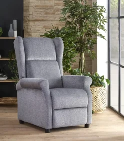 Halmar Fotele Do Biura|Fotele Do Sypialni*AGUSTIN fotel wypoczynkowy popiel (1p=1szt)1 sztuka