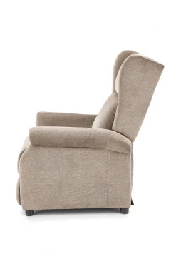 Halmar Fotele Do Biura|Fotele Do Sypialni*AGUSTIN M fotel rozkładany z funkcją masażu beżowy (1p=1szt)1 sztuka