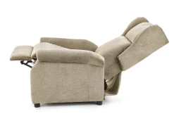 Halmar Fotele Do Biura|Fotele Do Sypialni*AGUSTIN M fotel rozkładany z funkcją masażu beżowy (1p=1szt)1 sztuka
