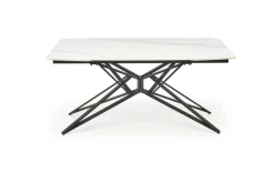 Halmar Stoły*ALFREDO stół rozkładany, biały marmur / czarny (2p=1szt)1 sztuka