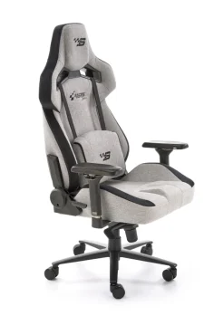 Halmar Fotele*ALISTER fotel gabinetowy popielaty / czarny1 sztuka