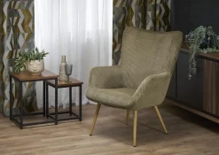 Halmar Fotele*AMARO fotel wypoczynkowy, oliwkowy (1p=1szt)1 sztuka