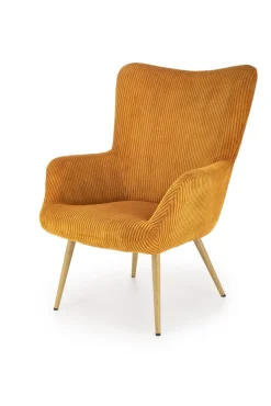 Halmar Fotele*AMARO fotel wypoczynkowy, musztardowy (1p=1szt)1 sztuka