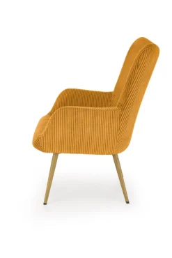 Halmar Fotele*AMARO fotel wypoczynkowy, musztardowy (1p=1szt)1 sztuka