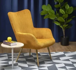 Halmar Fotele*AMARO fotel wypoczynkowy, musztardowy (1p=1szt)1 sztuka