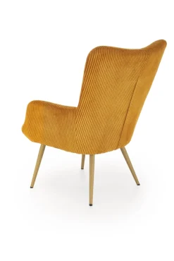 Halmar Fotele*AMARO fotel wypoczynkowy, musztardowy (1p=1szt)1 sztuka