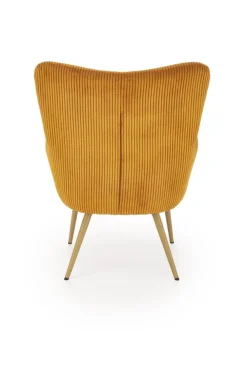 Halmar Fotele*AMARO fotel wypoczynkowy, musztardowy (1p=1szt)1 sztuka