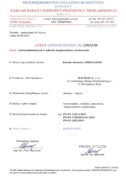 Halmar Fotele*AMBASADOR fotel gabinetowy popielato / czarny1 sztuka