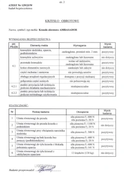 Halmar Fotele*AMBASADOR fotel gabinetowy popielato / czarny1 sztuka