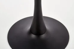 Halmar Stoły*AMBROSIO stół okrągły, blat - szkło, noga - czarny (2p=1szt)1 sztuka