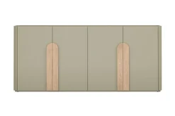 Bogart Komody Do Biura|Komody Do Przedpokoju*AMILIO KOMODA 200 4D - eukaliptus / dąb baltic dune / uchwyty dąb naturalny