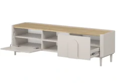 Bogart Szafki Rtv Do Salonu|Szafki Rtv*AMILIO RTV 170 1K1SZ - cashmere / dąb olejowany / uchwyty cashmere / nogi cashmere