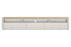 Bogart Szafki Rtv Do Salonu|Szafki Rtv*AMILIO RTV 200 1K2SZ - cashmere / dąb olejowany / uchwyty cashmere