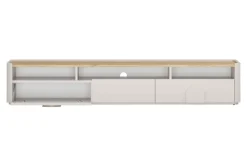 Bogart Szafki Rtv Do Salonu|Szafki Rtv*AMILIO RTV 200 1K2SZ - cashmere / dąb olejowany / uchwyty cashmere