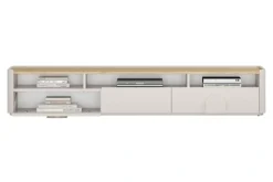 Bogart Szafki Rtv Do Salonu|Szafki Rtv*AMILIO RTV 200 1K2SZ - cashmere / dąb olejowany / uchwyty cashmere