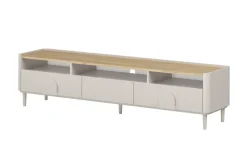 Bogart Szafki Rtv Do Salonu|Szafki Rtv*AMILIO RTV 200 1K2SZ - cashmere / dąb olejowany / uchwyty cashmere / nogi cashmere