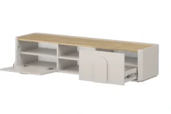 Bogart Szafki Rtv Do Salonu|Szafki Rtv*AMILIO RTV 170 1K1SZ - cashmere / dąb olejowany / uchwyty cashmere