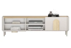 Bogart Szafki Rtv Do Salonu|Szafki Rtv*AMILIO RTV 170 1K1SZ - cashmere / dąb olejowany / uchwyty dąb jasny / nogi cashmere