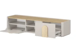 Bogart Szafki Rtv Do Salonu|Szafki Rtv*AMILIO RTV 170 1K1SZ - cashmere / dąb olejowany / uchwyty dąb jasny