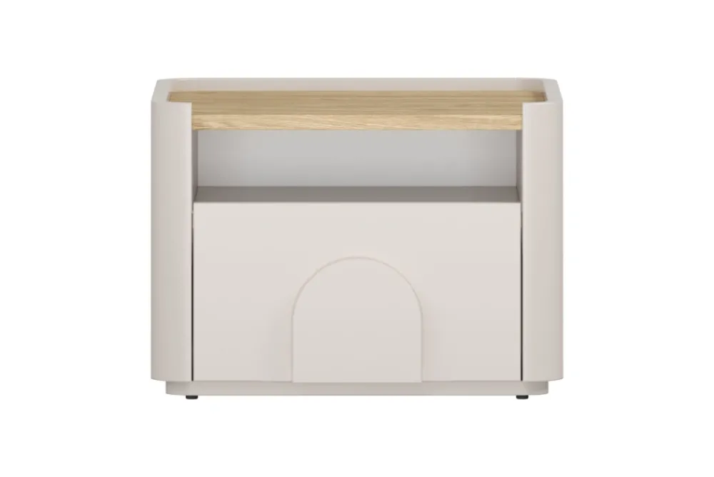 Bogart Szafki Nocne Do Pokoju Młodzieżowego|Szafki I Regały Do Pokoju Młodzieżowego*AMILIO SZAFKA NOCNA 50 1SZ - cashmere / dąb olejowany / uchwyty cashmere