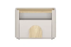 Bogart Szafki I Regały Do Pokoju Młodzieżowego|Szafki Nocne Do Pokoju Młodzieżowego*AMILIO SZAFKA NOCNA 50 1SZ - cashmere / dąb olejowany / uchwyty dąb jasny