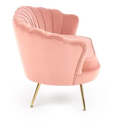 Halmar Fotele Do Sypialni|Fotele Do Salonu*AMORINITO fotel wypoczynkowy jasny różowy / złoty1 sztuka