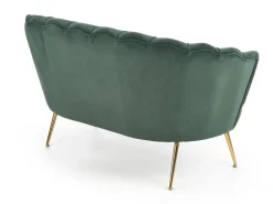 Halmar Fotele Do Sypialni|Fotele Do Salonu*AMORINITO XL fotel wypoczynkowy ciemny zielony / złoty1 sztuka