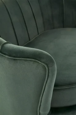 Halmar Fotele Do Sypialni|Fotele Do Salonu*AMORINITO XL fotel wypoczynkowy ciemny zielony / złoty1 sztuka