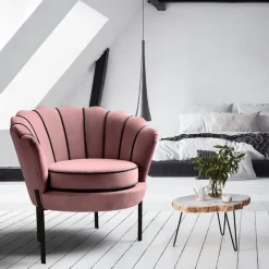Halmar Fotele*ANGELO fotel wypoczynkowy różowy (1p=1szt)1 sztuka