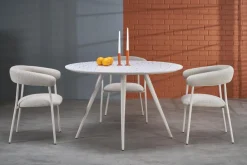 Halmar Stoły*ARAMIS stół, blat - lastryko, nogi - biały (2p=1szt)1 sztuka