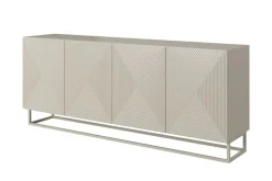 Bogart Komody*ASHA KOMODA 200 4D - cashmere / stelaż cashmere