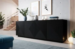 Bogart Komody*ASHA KOMODA 200 4D - czarny mat