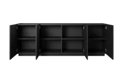 Bogart Komody*ASHA KOMODA 200 4D - czarny mat