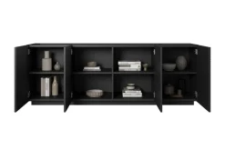 Bogart Komody*ASHA KOMODA 200 4D - czarny mat