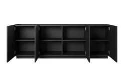 Bogart Komody*ASHA KOMODA 200 4D - czarny mat