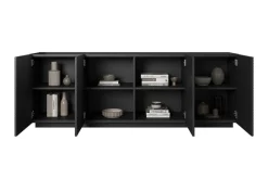 Bogart Komody*ASHA KOMODA 200 4D - czarny mat