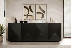 Bogart Komody*ASHA KOMODA 200 4D - czarny mat