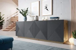 Bogart Komody*ASHA KOMODA 200 4D - rivier stone / artisan