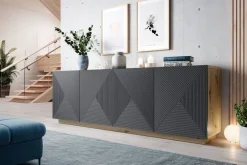 Bogart Komody*ASHA KOMODA 200 4D - rivier stone / artisan