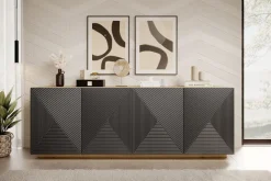 Bogart Komody*ASHA KOMODA 200 4D - rivier stone / artisan