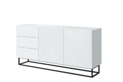 Bogart Komody*ASHA KOMODA 167 2D3SZ - biały mat / stelaż