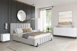 Bogart Komody*ASHA KOMODA 167 2D3SZ - biały mat / stelaż